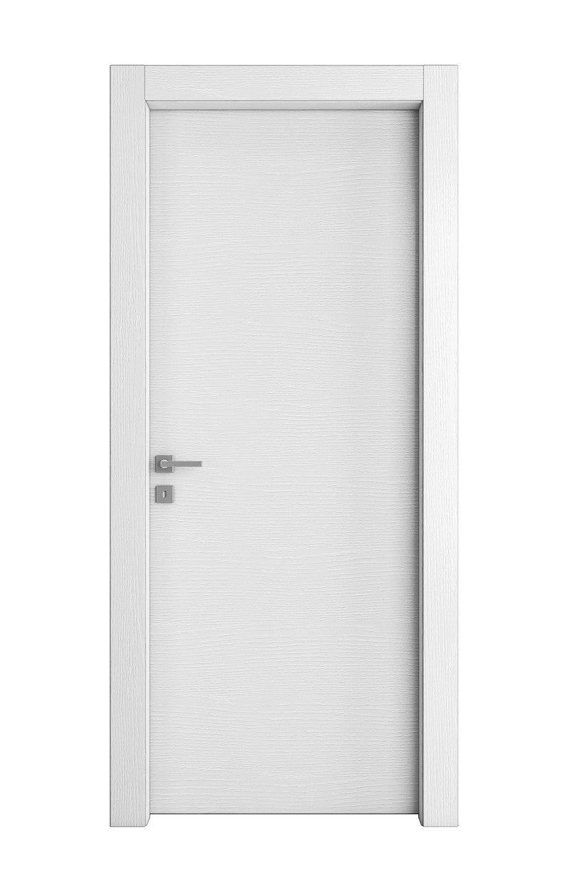 Porta laminata venata bianca